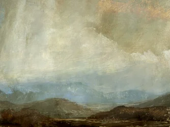 Dramatische Berglandschaft