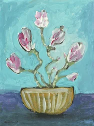 Magnolienvase