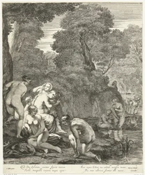 Diana und ihre Nymphen von Actaeon entdeckt
