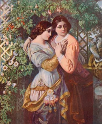Shakespeare: Celia und Rosalind, Wie es euch gefällt, Akt I, Szene 3
