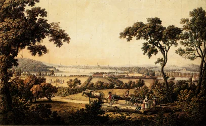 Blick von Klein Glienicke nach Potsdam