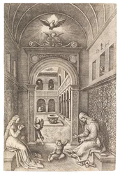 Die Jungfrau und das Kind mit der heiligen Anna, ca. 1500