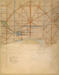 Tafel 111 aus dem Plan von Chicago