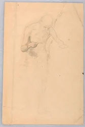 Bärtiger Mann stehend, 1852