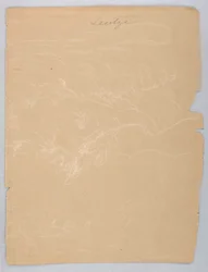 Zeichnung, Wolken, ca. 1840