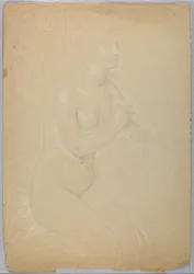 Studie für "Eine Magdalena", F, 1852