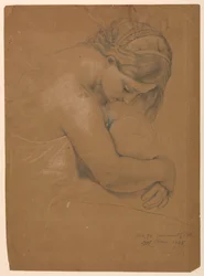 Studie für "Kommunion der Kranken", 1845
