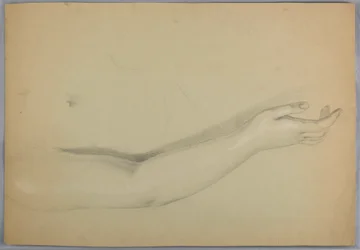 Zeichnung, Studie für Duplikat von "C"