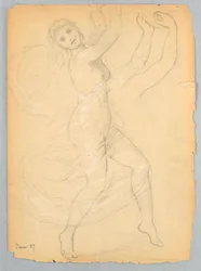 Zeichnung, Studie für die National Academy, Juni 1868