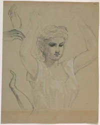 Frau mit erhobenen Händen A, 1844–45