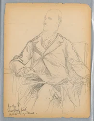 Skizzen für Mr. Winthrops Porträt für die Historische Gesellschaft, Mass.