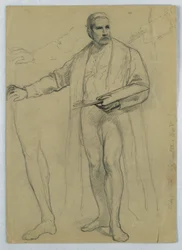 Studie für "Titian Showing"