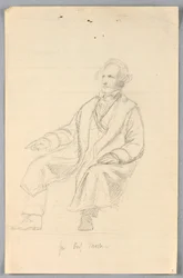 Studie von Samuel F. B. Morse für "Wissenschaftliche Gruppe"