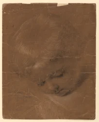 Studie eines Kinderkopfes