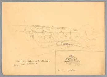 Blick auf Groton Heights von New London