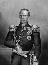 Prinz Gortschakoff, russischer Soldat, 1857