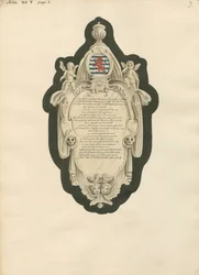 Gedenkstätte für Francis Stratford aus der Kirche von Acton