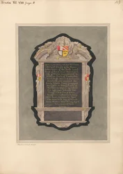 Gedenkstätte für Sir William Herbert aus der Hendon Kirche