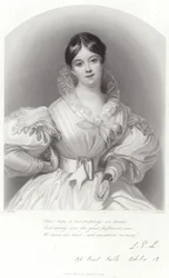 Porträt von Letitia Elizabeth Landon