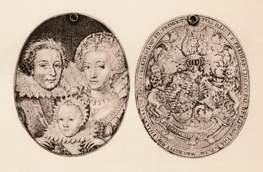 Friedrich von Böhmen, Elizabeth Stuart und ihr Sohn, Friedrich Heinrich, 1621, 1904