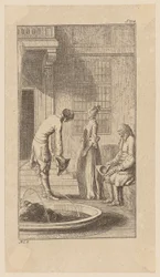 Ankunft in Basilgrove bei Miss Henley und ihrem Großvater, Blatt 7 aus „Leben Bemerkungen und Meinungen Johann Bunkels“