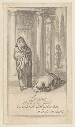 Blatt 1 zu Karl Mart. Plümickes „Lanassa“