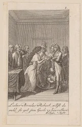 Blatt 8 zu Aug. von Kotzebues „Die Indianer in England“