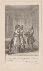Blatt 9 zu Aug. von Kotzebues „Die Indianer in England“