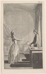 Clarisse wirft Lovelace Schutzlosigkeit, Entehrung und Raub aller Ruhe und Tugend vor