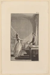 Clarisse wirft Lovelace Schutzlosigkeit, Entehrung und Raub aller Ruhe und Tugend vor