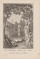 Erscheinung Apollos und Amors