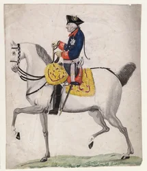 Friedrich II. von Preußen genannt Friedrich der Große - Frederick II of Prussia - Chodowiecki, Daniel Nikolaus