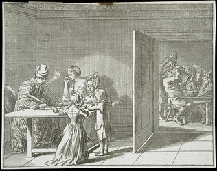 Illustration zu Basedows „Elementarwerk“
