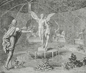 Illustration zu Wielands „Idris“