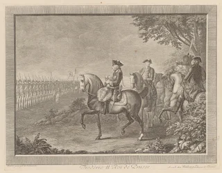 König Friedrich II. von Preußen, Wachtparade in Potsdam