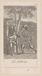 Schildwache, Blatt 11 der Folge „Der Totentanz“