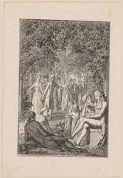 Titelkupfer zu Beckers „Taschenbuch [...] für 1796“