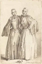 Zwei stehende Damen (Demoiselles Quantin)
