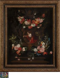 Blumenkranz mit Maria Magdalena
