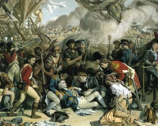 Der Tod von Nelson, Detail des unteren Decks der Victory, 1863-65