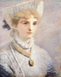 Mädchen in Weiß