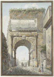 Der Bogen des Titus auf dem Forum Romanum