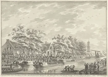 Ankunft der Amsterdamer in Utrecht, 1787