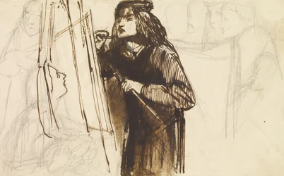 Ein Maler bei der Arbeit, 1850-1852