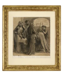 Ein Passahfest im Haushalt von Joseph und Zacharias, ca. 1850