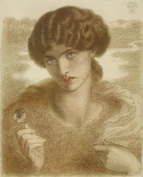 Studie für "Water Willow", 1871