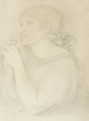 Studie von Fanny Cornforth, 1863