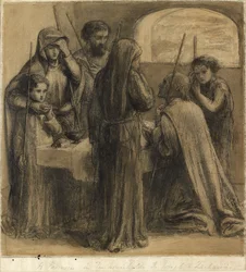 Ein Passahfest im Haushalt von Joseph und Zacharias, ca. 1850er Jahre