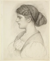 Profilbüste von Fanny Cornforth
