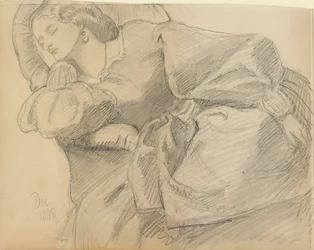 Ruth Herbert schläft, 1858